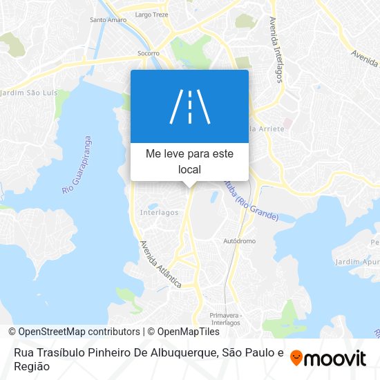Rua Trasíbulo Pinheiro De Albuquerque mapa