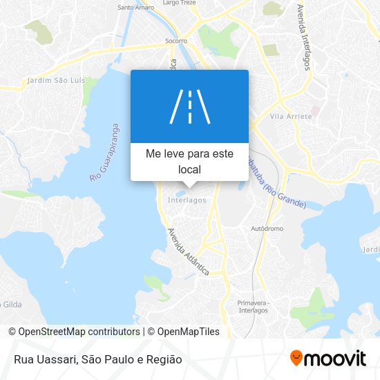 Rua Uassari mapa