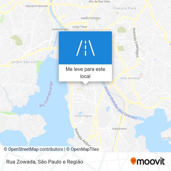 Rua Zowada mapa