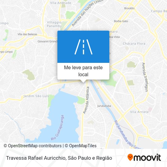 Travessa Rafael Auricchio mapa