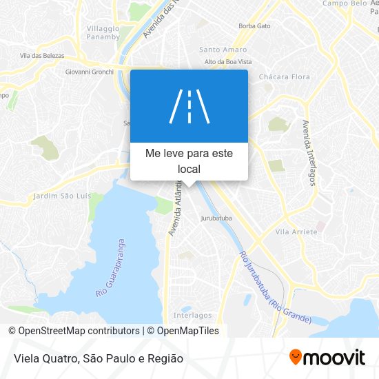 Viela Quatro mapa