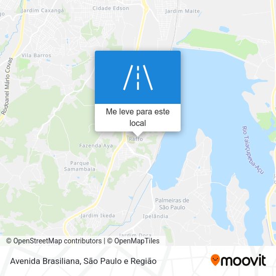 Avenida Brasiliana mapa