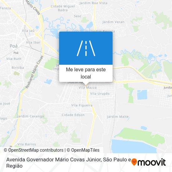 Avenida Governador Mário Covas Júnior mapa