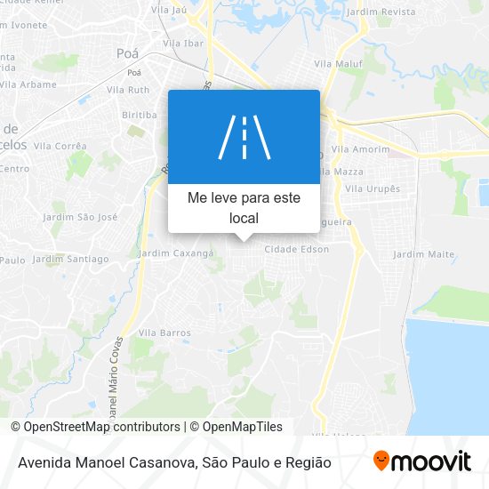 Avenida Manoel Casanova mapa