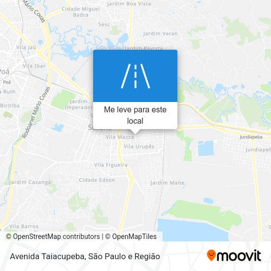 Avenida Taiacupeba mapa