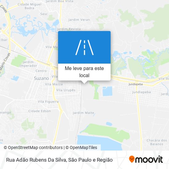 Rua Adão Rubens Da Silva mapa