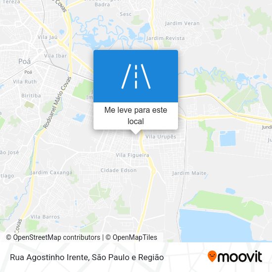 Rua Agostinho Irente mapa