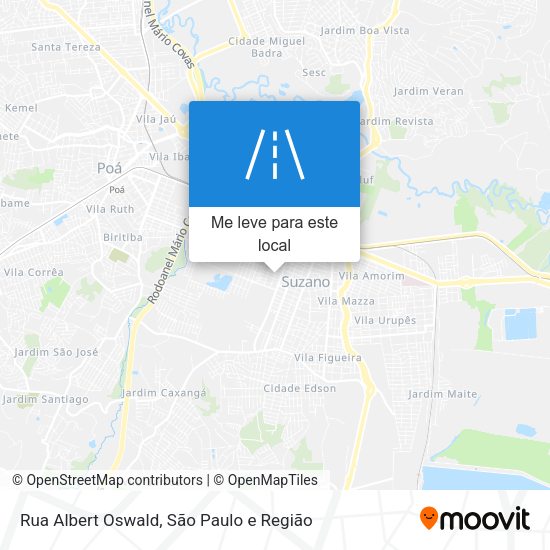 Rua Albert Oswald mapa