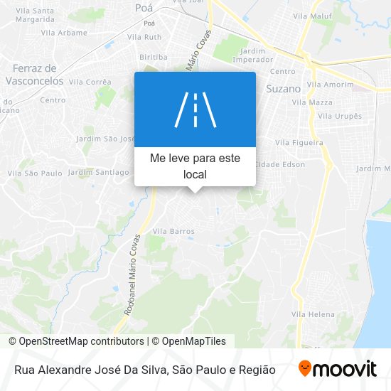 Rua Alexandre José Da Silva mapa