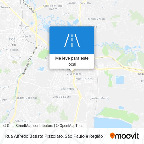 Rua Alfredo Batista Pizzolato mapa