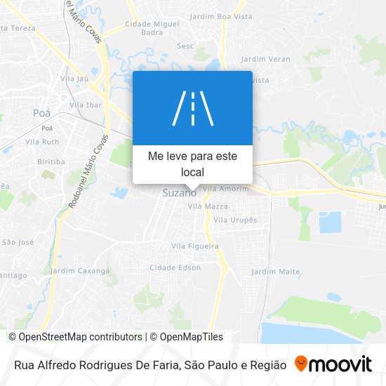 Rua Alfredo Rodrigues De Faria mapa