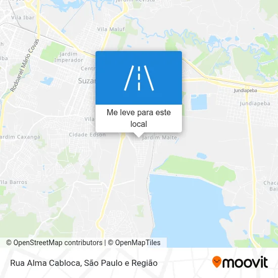 Rua Alma Cabloca mapa