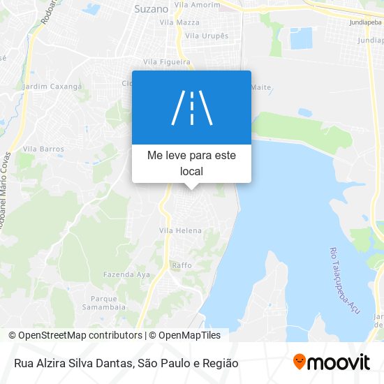 Rua Alzira Silva Dantas mapa