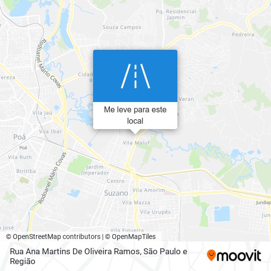 Rua Ana Martins De Oliveira Ramos mapa