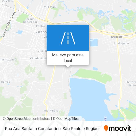 Rua Ana Santana Constantino mapa