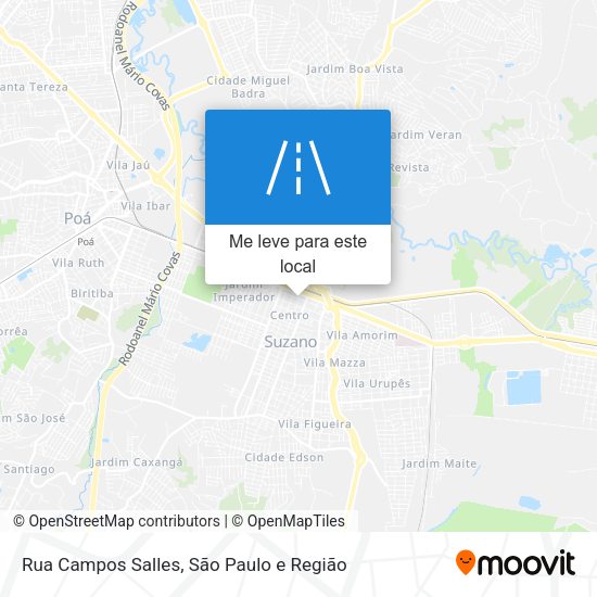 Rua Campos Salles mapa