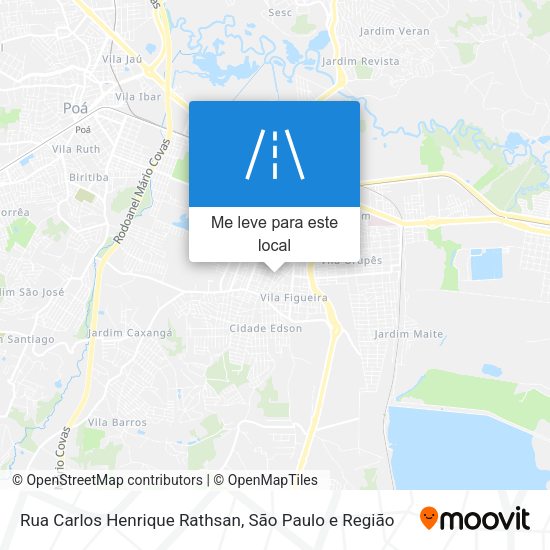 Rua Carlos Henrique Rathsan mapa