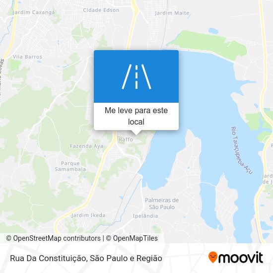 Rua Da Constituição mapa