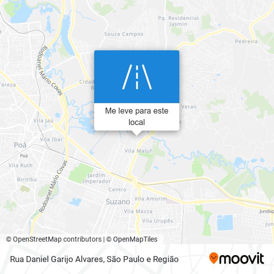 Rua Daniel Garijo Alvares mapa