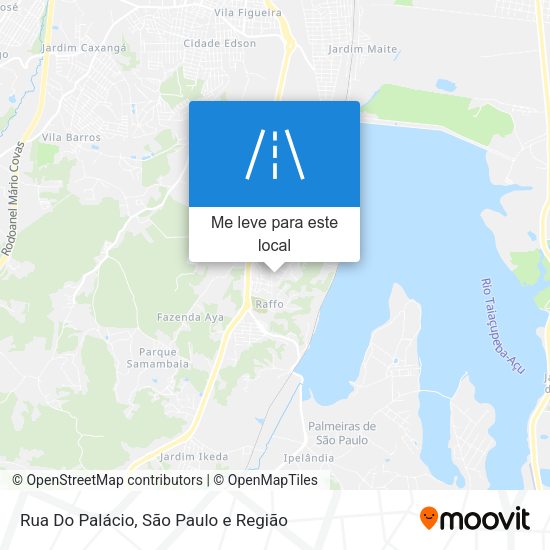Rua Do Palácio mapa