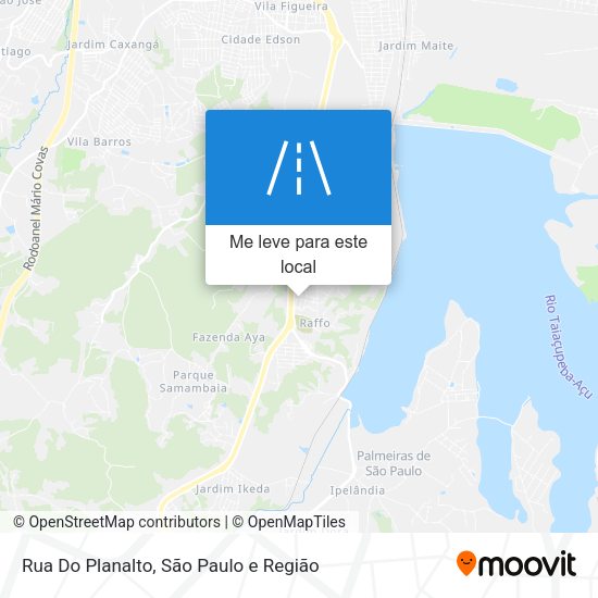 Rua Do Planalto mapa