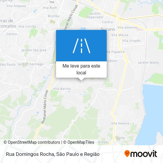 Rua Domingos Rocha mapa