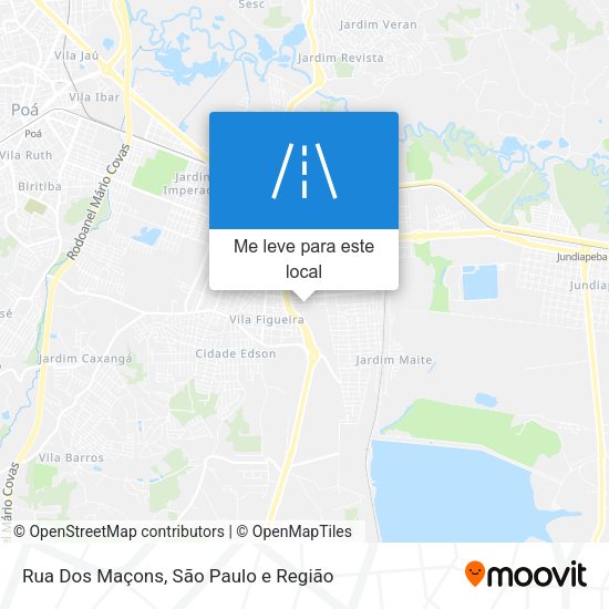 Rua Dos Maçons mapa