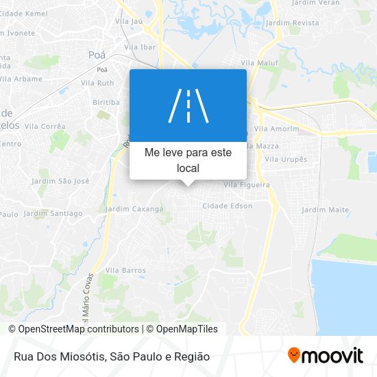 Rua Dos Miosótis mapa