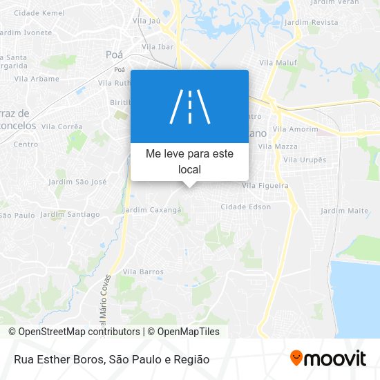 Rua Esther Boros mapa