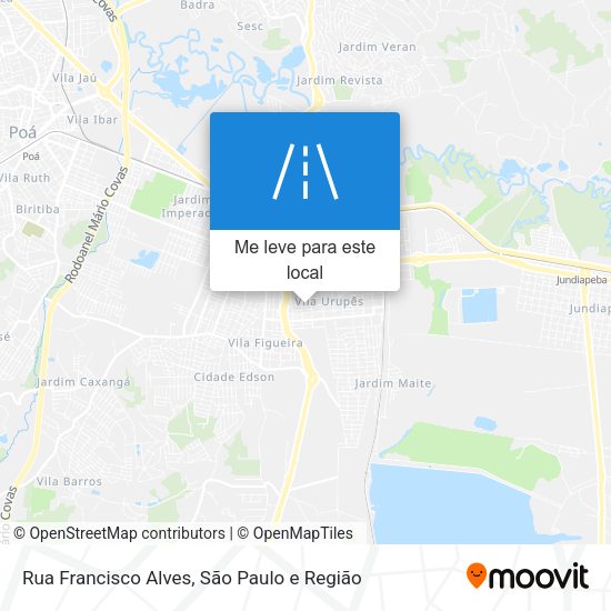 Rua Francisco Alves mapa
