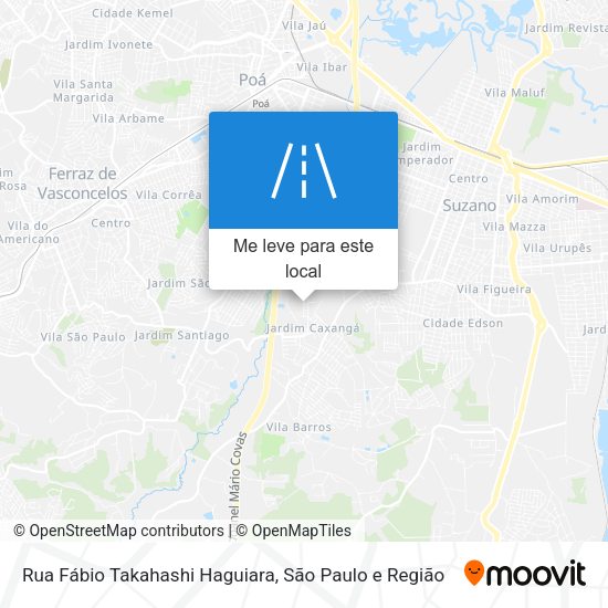 Rua Fábio Takahashi Haguiara mapa