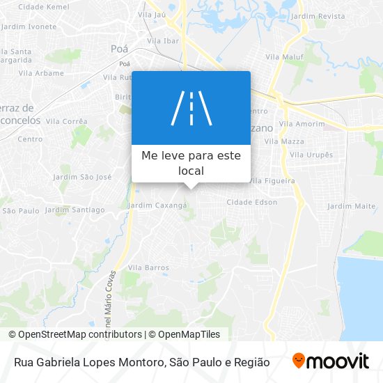 Rua Gabriela Lopes Montoro mapa