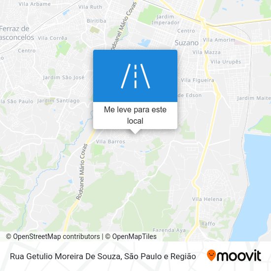Rua Getulio Moreira De Souza mapa