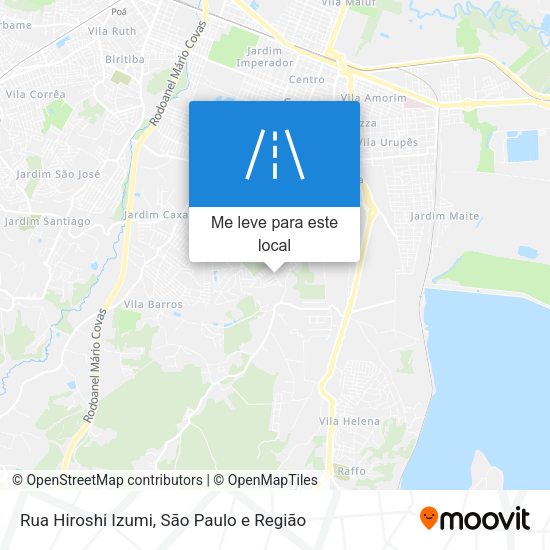 Rua Hiroshi Izumi mapa