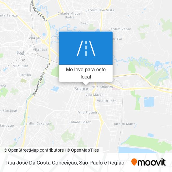 Rua José Da Costa Conceição mapa