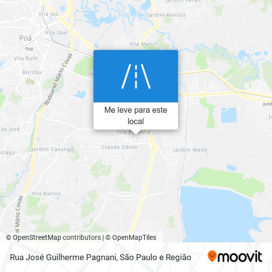 Rua José Guilherme Pagnani mapa