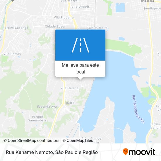 Rua Kaname Nemoto mapa