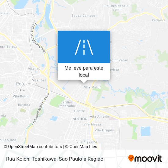 Rua Koichi Toshikawa mapa