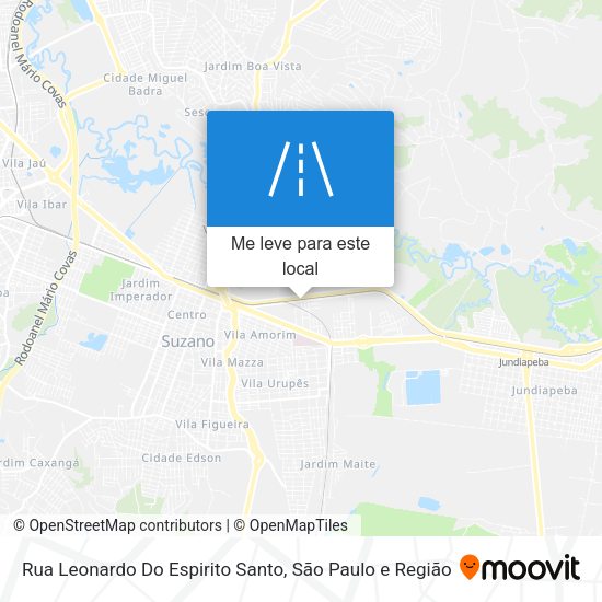 Rua Leonardo Do Espirito Santo mapa