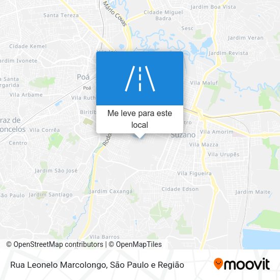 Rua Leonelo Marcolongo mapa