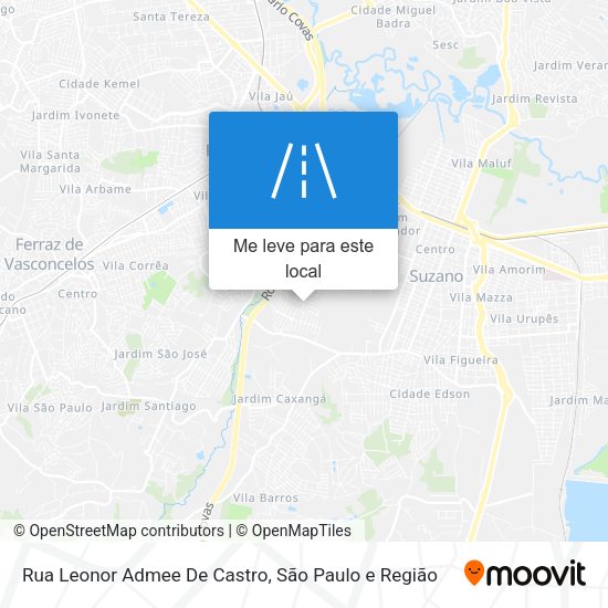 Rua Leonor Admee De Castro mapa