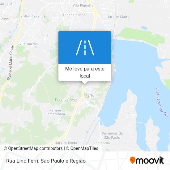 Rua Lino Ferri mapa