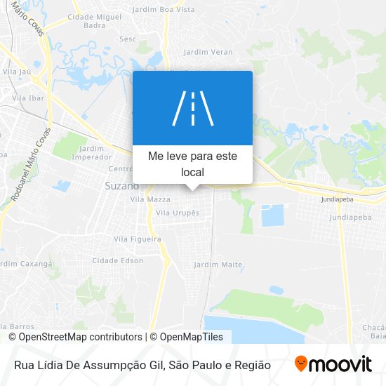 Rua Lídia De Assumpção Gil mapa
