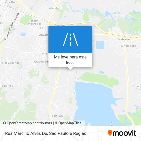 Rua Marcílio Alves De mapa