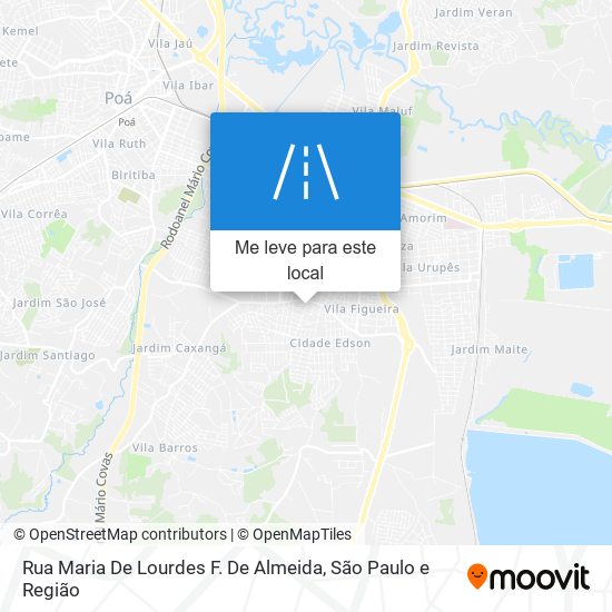 Rua Maria De Lourdes F. De Almeida mapa