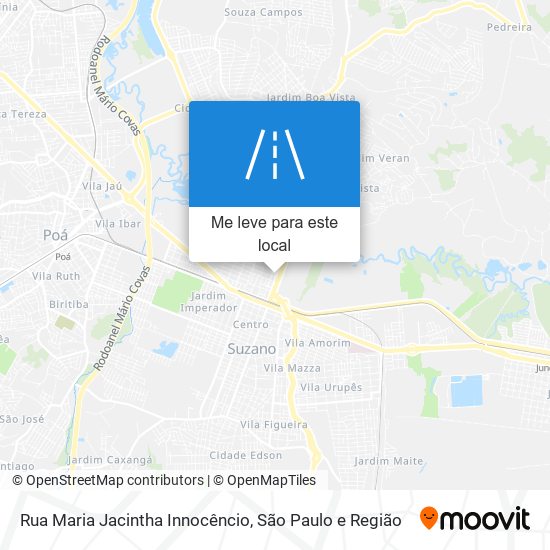 Rua Maria Jacintha Innocêncio mapa