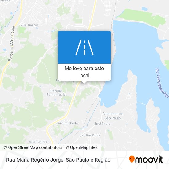 Rua Maria Rogério Jorge mapa