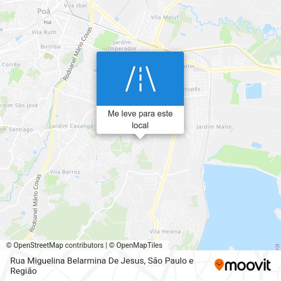 Rua Miguelina Belarmina De Jesus mapa