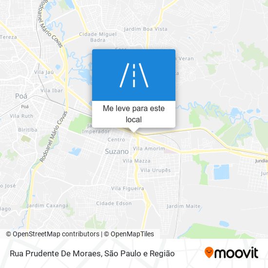 Rua Prudente De Moraes mapa