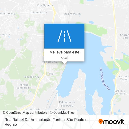 Rua Rafael Da Anunciação Fontes mapa